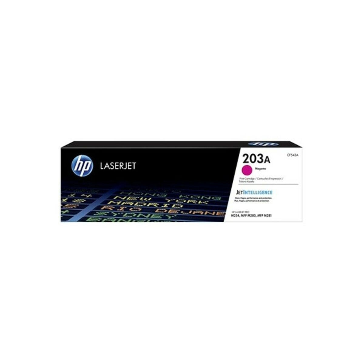 Original Toner HP 203A Magenta Rot