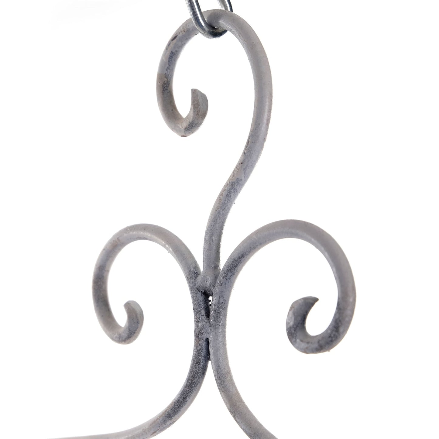 1 KLEIDERBÜGEL "AMELIE" | Metall, weiß, 41 cm | Kleiderhaken