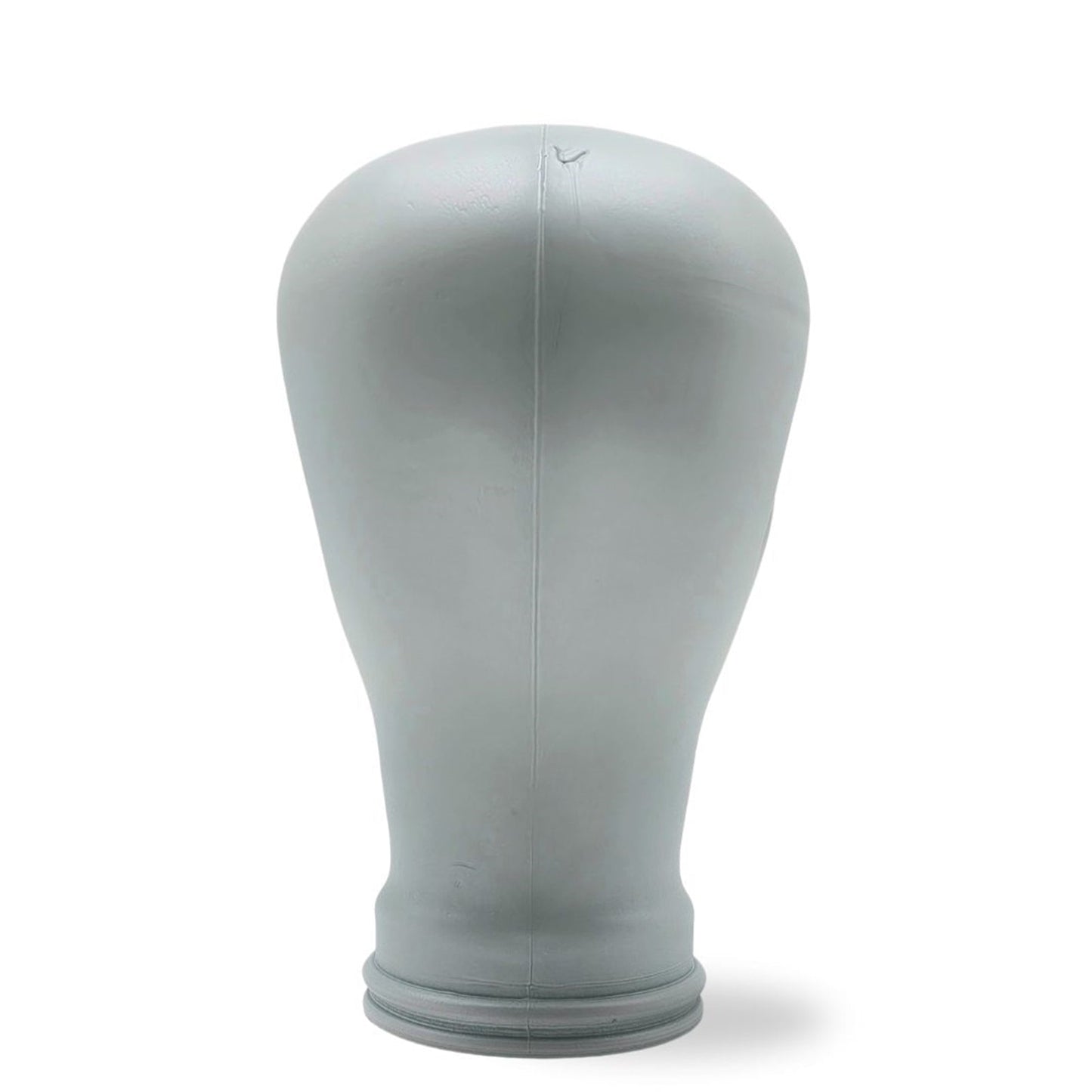Glas KOPFHÖRERSTÄNDER voll Glanz + matt | 29cm Glaskopf Skulptur | Farbe: M02 weiss
