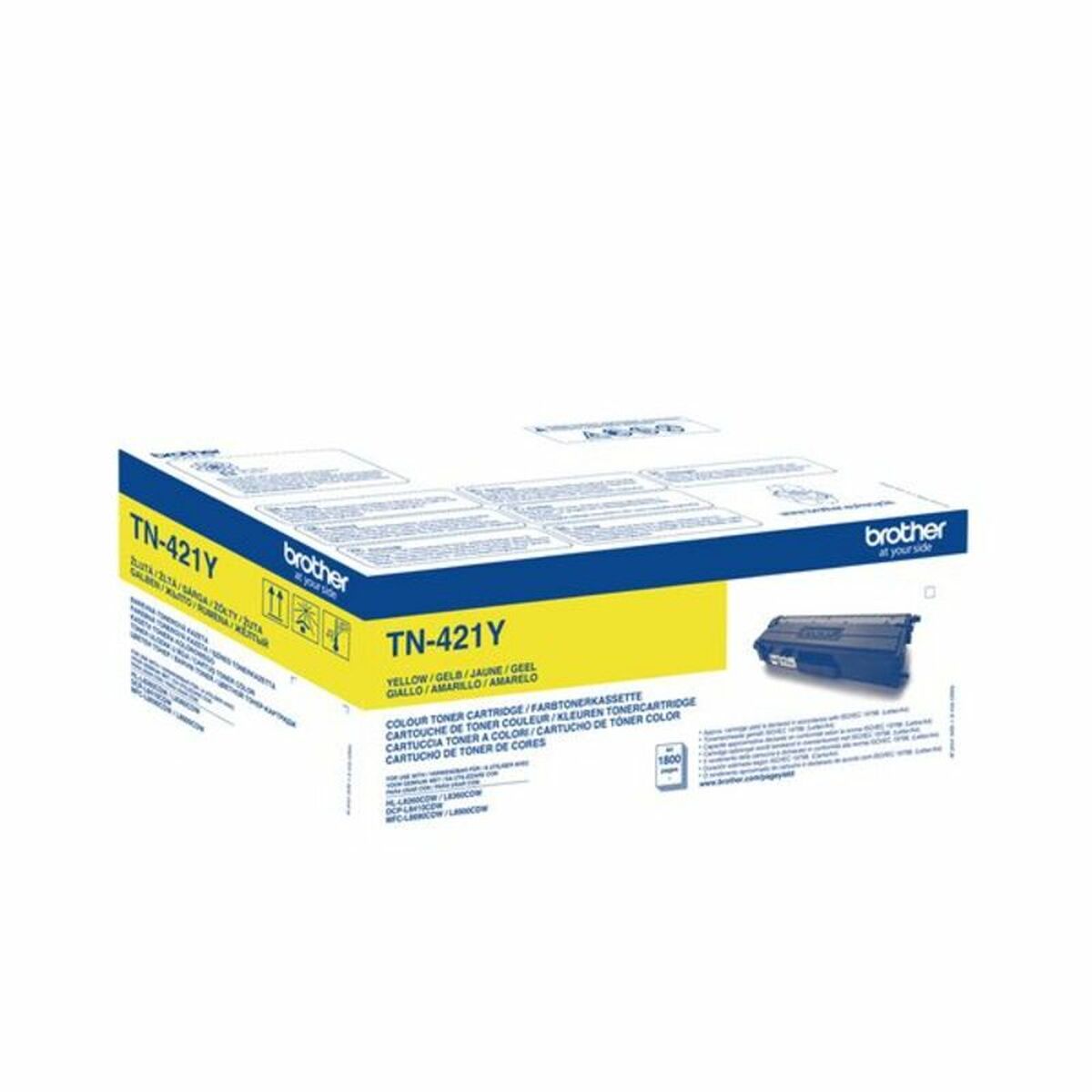 Original Toner Brother TN421Y Gelb Schwarz