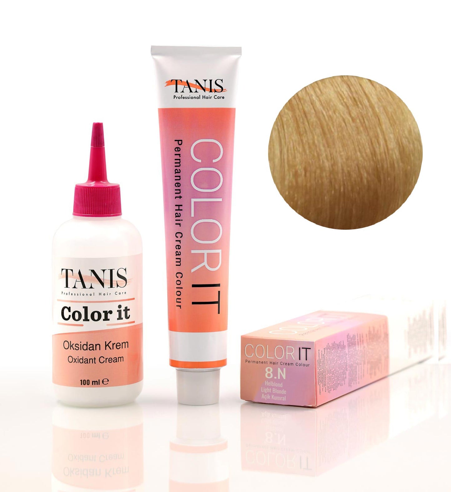 Permanente Haarfarbe COLOR-IT 8.N Hellblond