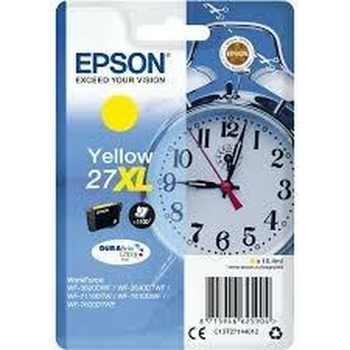 Kompatibel Tintenpatrone Epson WF-3000 7000 - Nº27XL Gelb (10 Stück)
