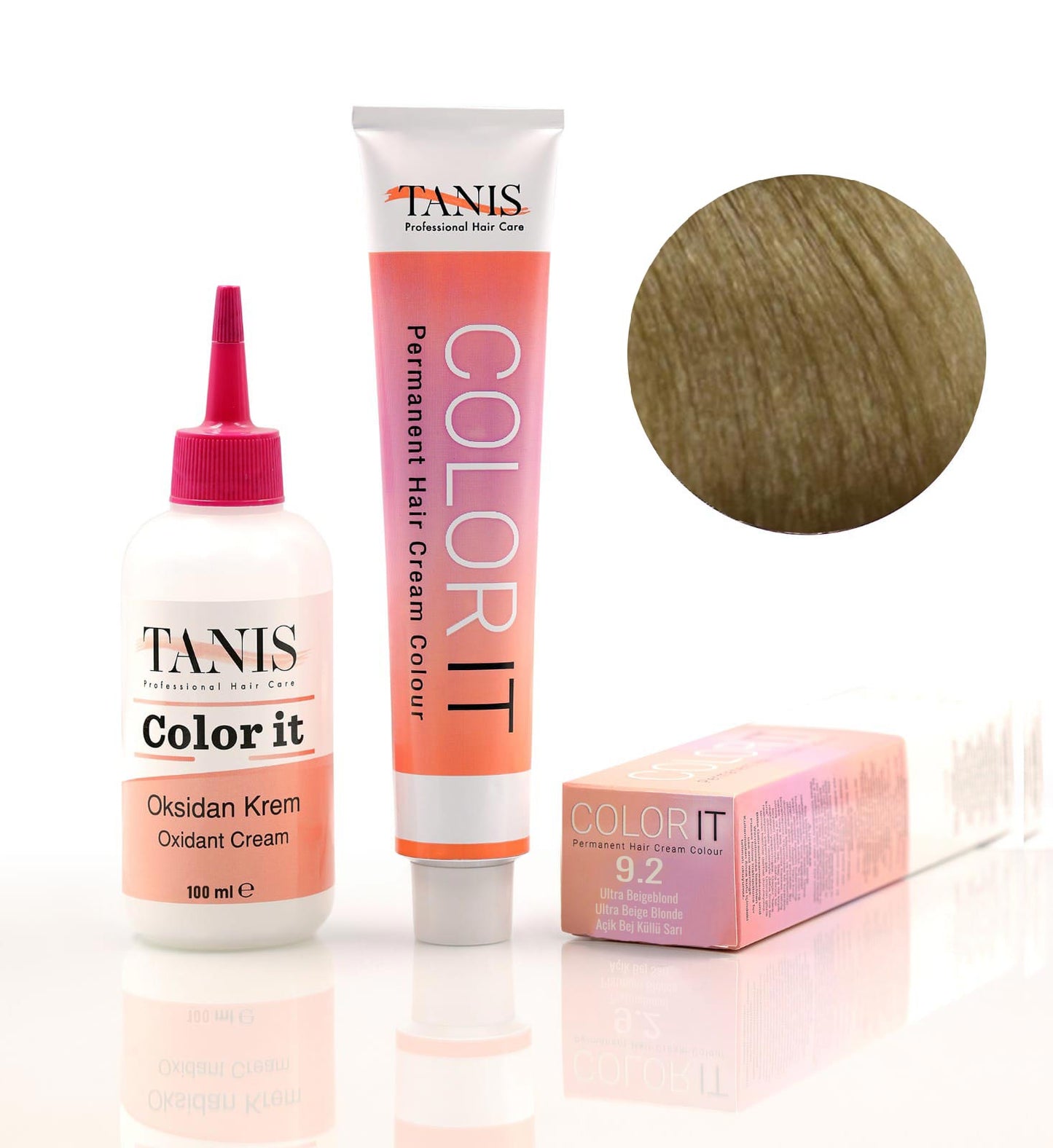 Permanente Haarfarbe COLOR-IT 9.2 Ultra Beigeblond