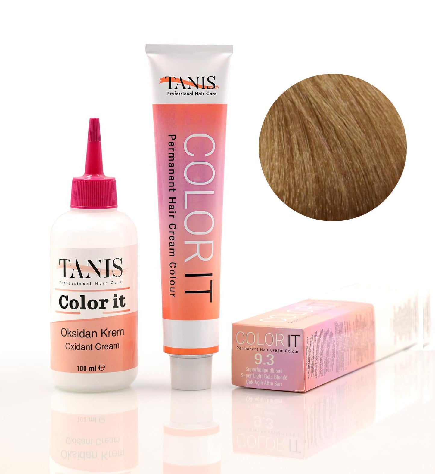 Permanente Haarfarbe COLOR-IT 9.3 Superhellgoldblond