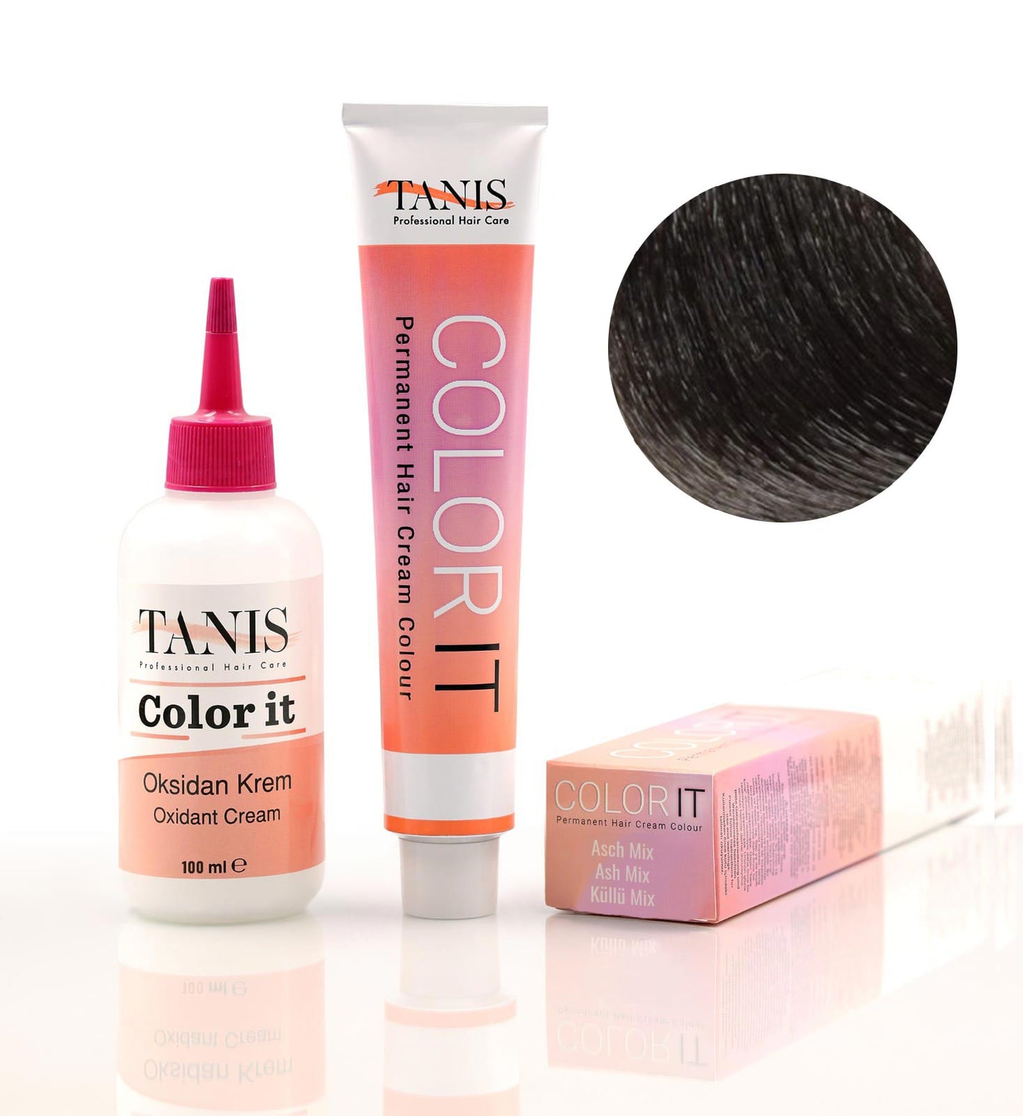 Permanente Haarfarbe COLOR-IT Asch Mix