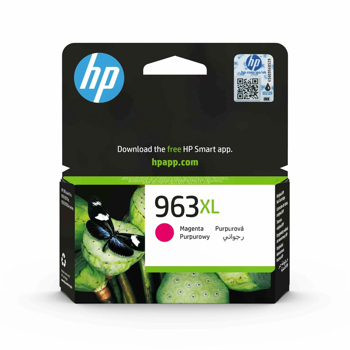 Original Tintenpatrone HP OfficeJet Pro 9010,9012,9014,9015,9016,9019,9020,9022,9025 - Nº 963XL Magenta (50 Stück)