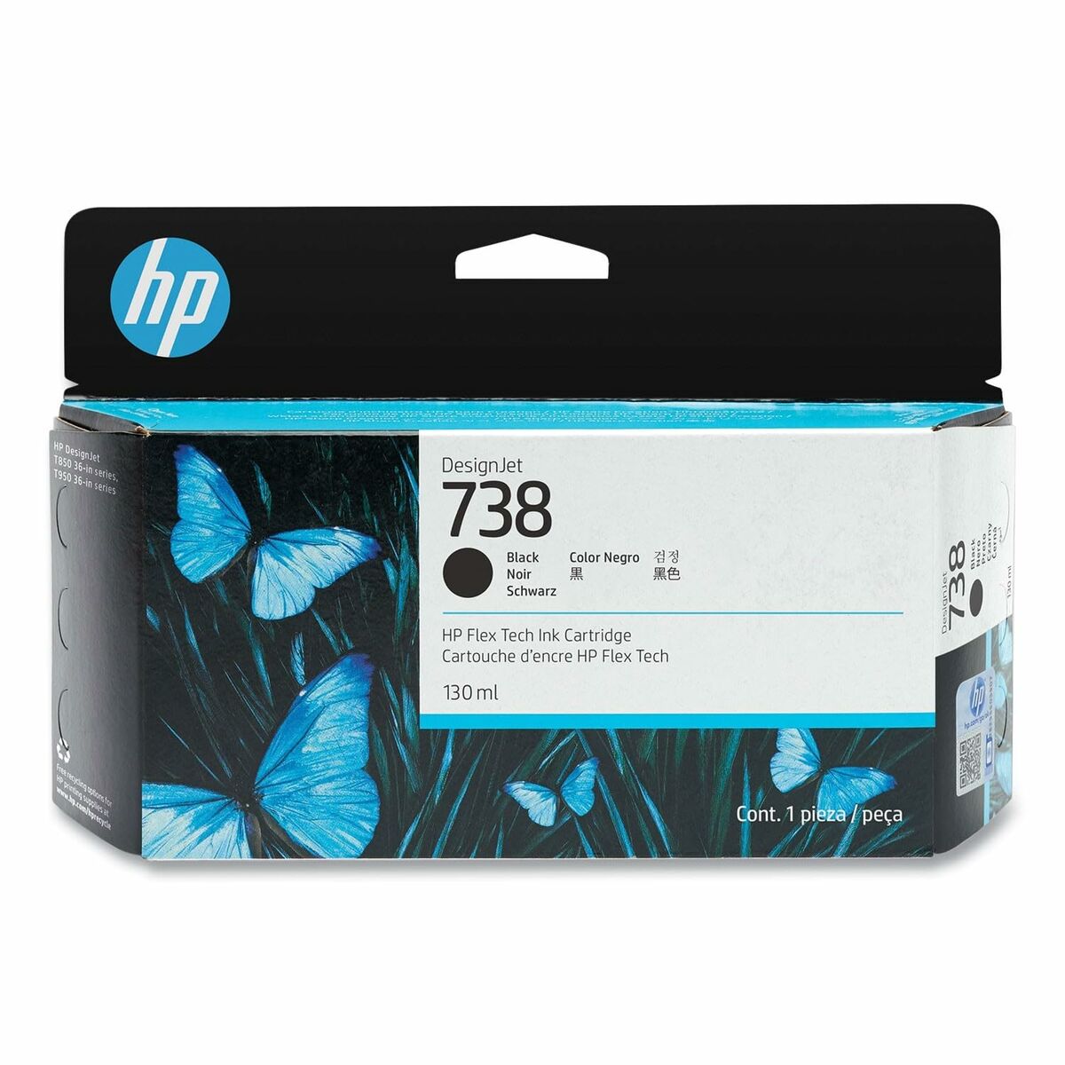 Original Tintenpatrone HP 498N4A Schwarz