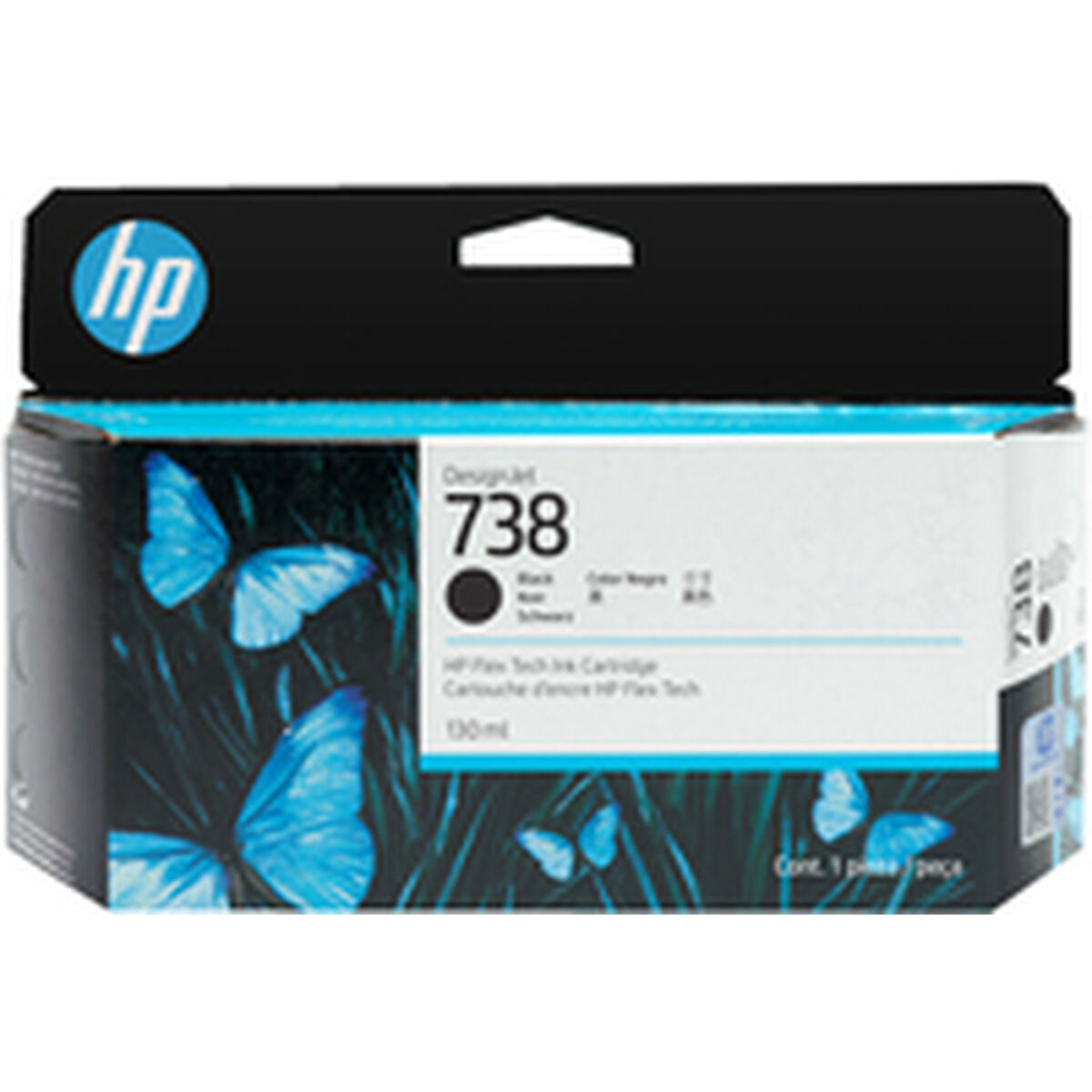 Original Tintenpatrone HP 498N4A Schwarz