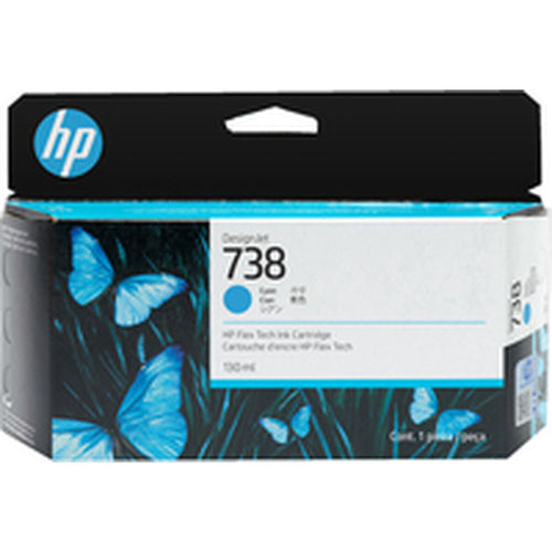 Original Tintenpatrone HP DESIGNJET 738 Türkis