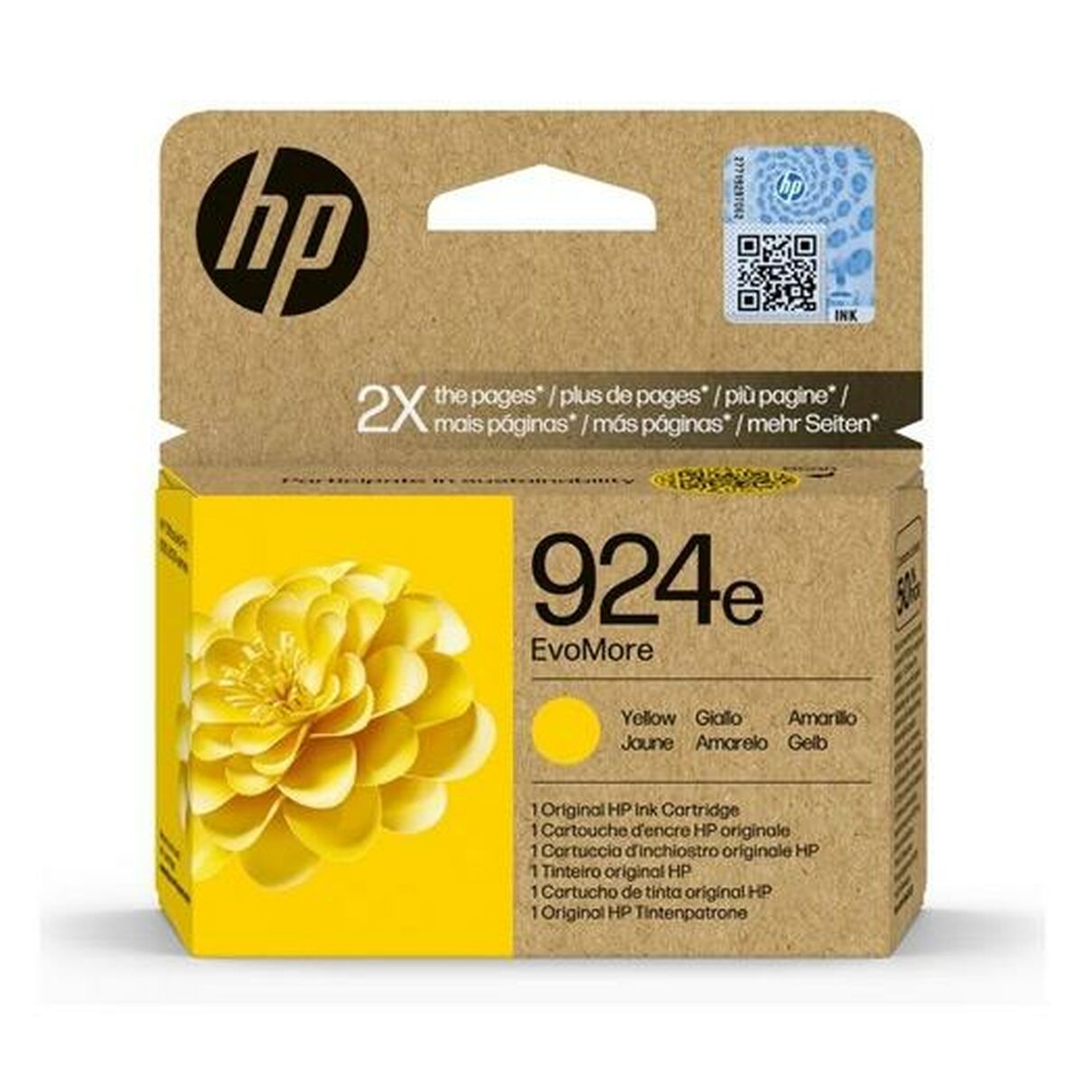 Original Tintenpatrone HP 00P OFFICEJET PRO 8120, 8130 SERIES - 924E Gelb