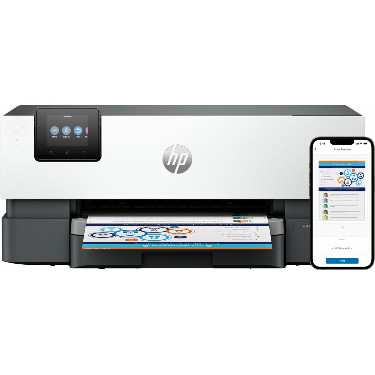 Drucker HP Officejet Pro 9110b (Restauriert A)