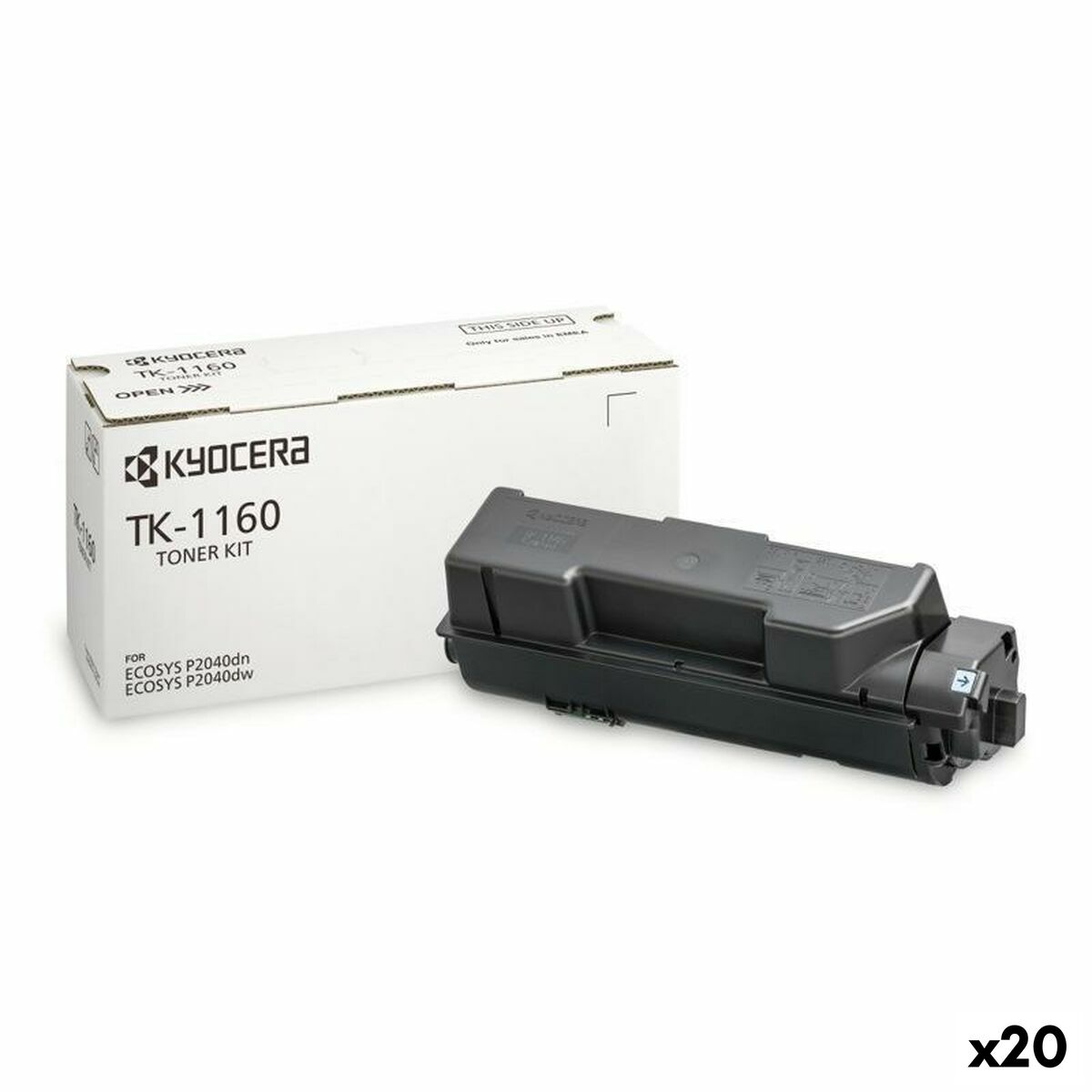 Toner Kyocera TK1160 Schwarz (20 Stück)