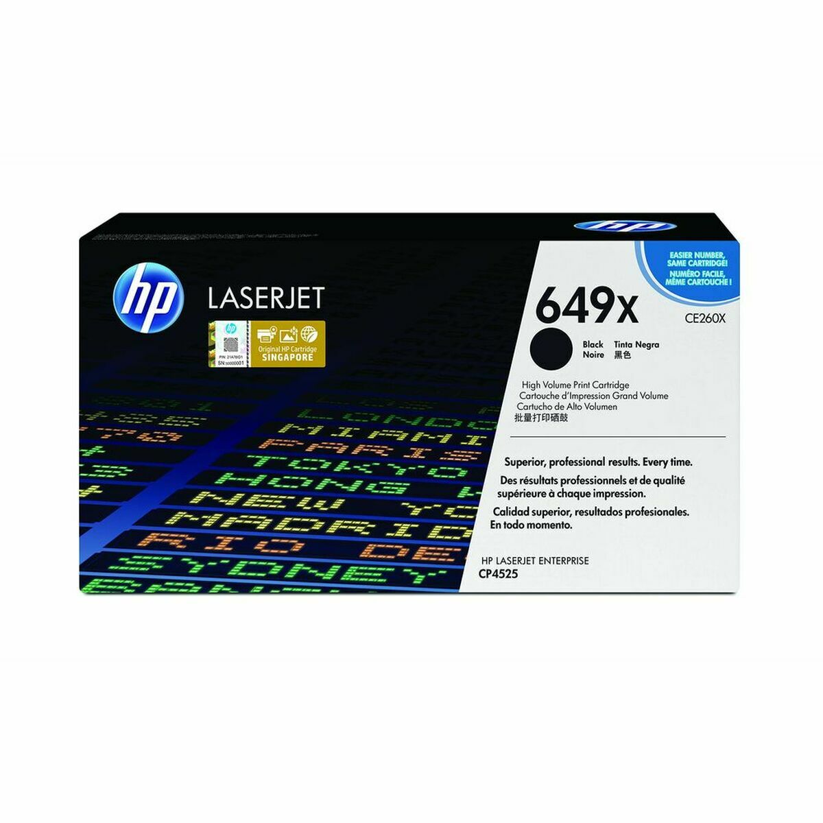 Toner HP Cartucho de tóner original LaserJet HP 649X negro Schwarz