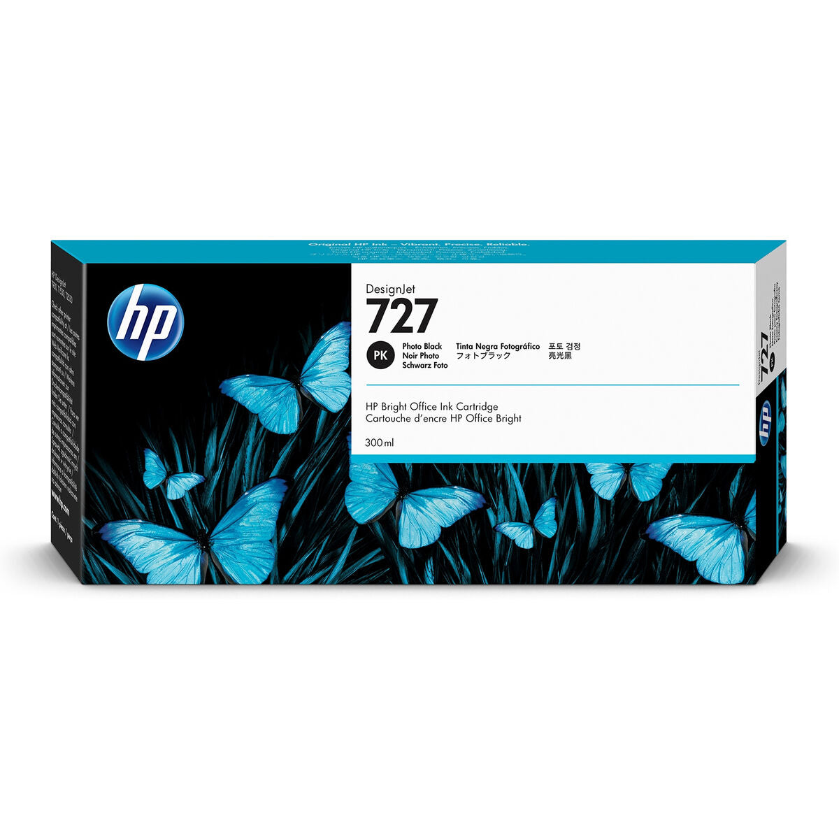 Original Tintenpatrone HP F9J79A Grau