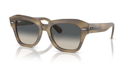 Ray-Ban State Street RB2186 Striped Green/Grey #colour_striped-green-grey