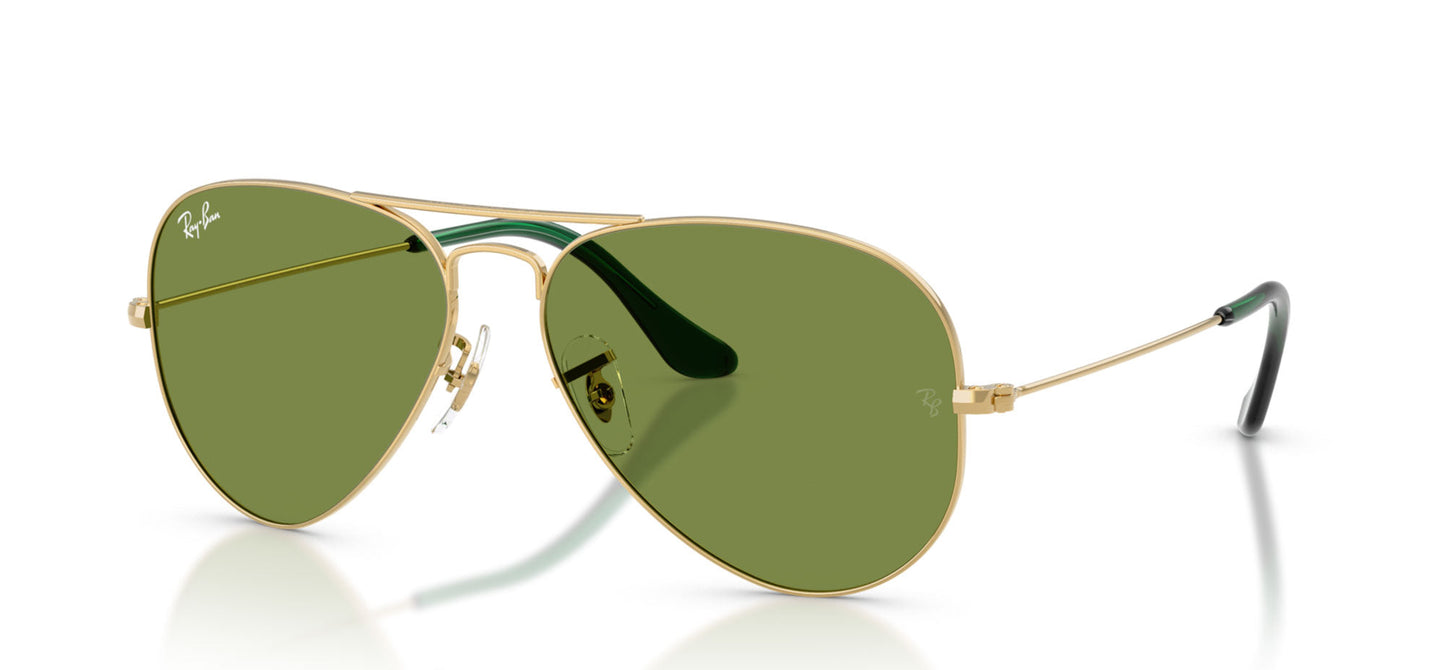 Ray-Ban Aviator RB3025 - Medium#colour_arista-gold-green