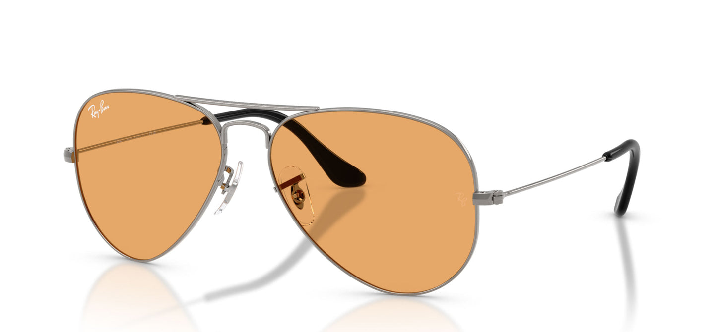 Ray-Ban Aviator RB3025 - Medium#colour_gunmetal-orange