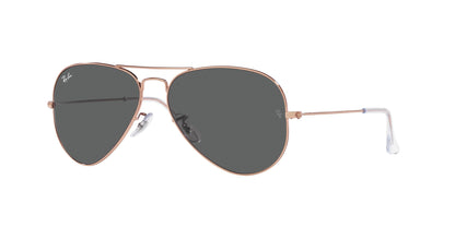 Ray-Ban Aviator RB3025 - Medium Rose Gold/Dark Grey #colour_rose-gold-dark-grey