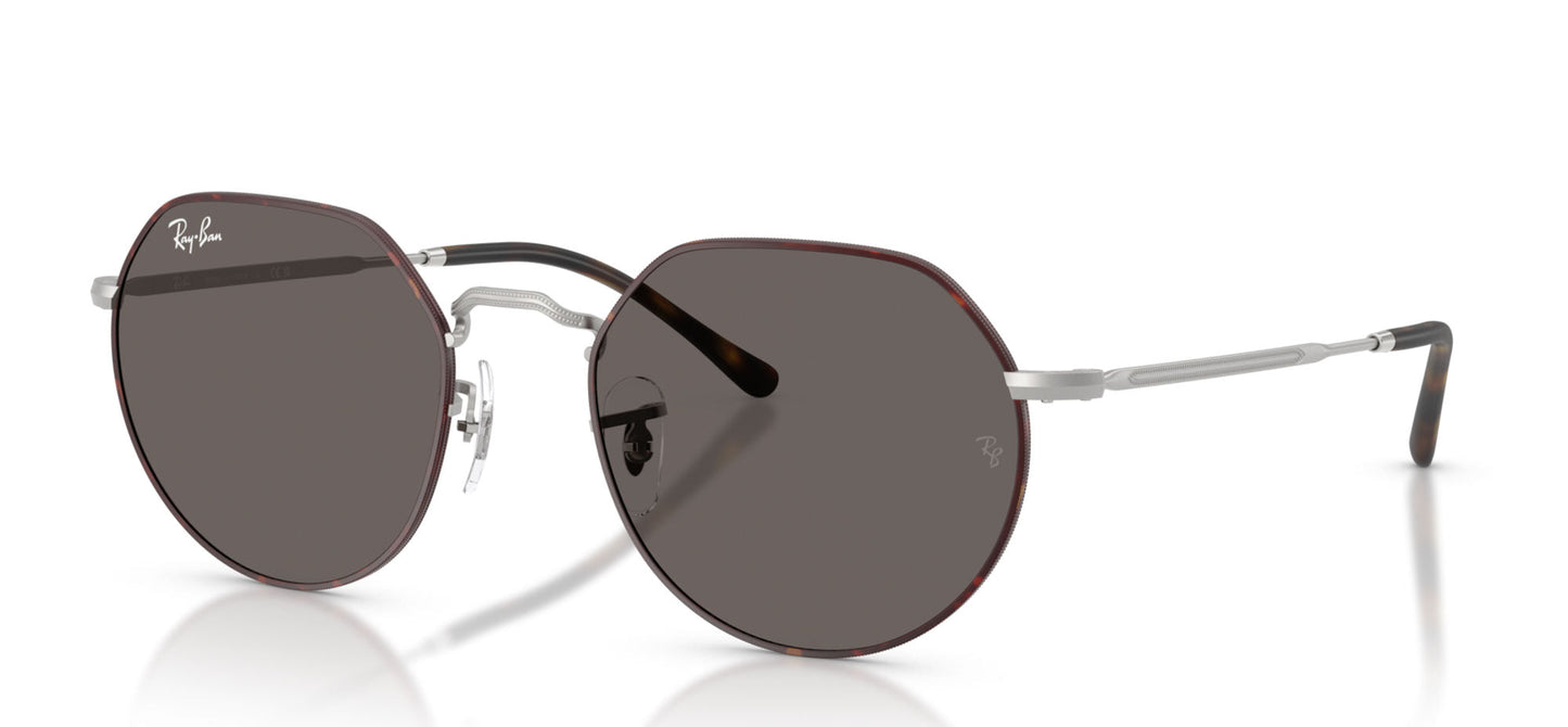 Ray-Ban Jack RB3565#colour_matt-havana-on-matt-silver-dark-grey