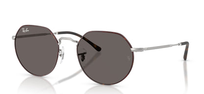 Ray-Ban Jack RB3565#colour_matt-havana-on-matt-silver-dark-grey