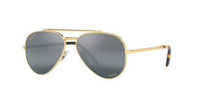 Ray-Ban New Aviator RB3625 Legend Gold/Polarised Clear Gradient Dark Blue #colour_legend-gold-polarised-clear-gradient-dark-blue