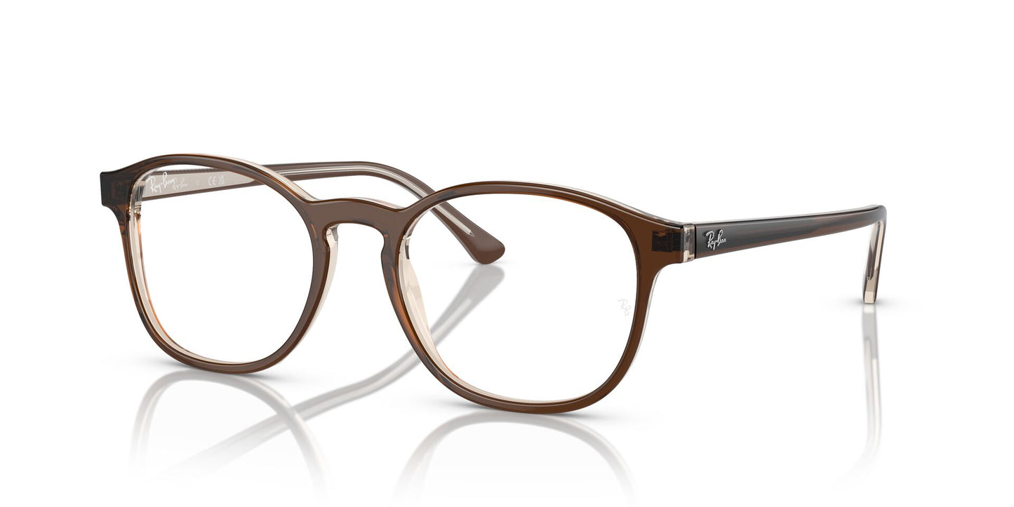 Ray-Ban RB5417 Brown On Transparent Light Brown #colour_brown-on-transparent-light-brown