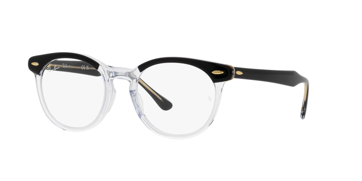 Ray-Ban Eagleeye RB5598 Black On Transparent #colour_black-on-transparent