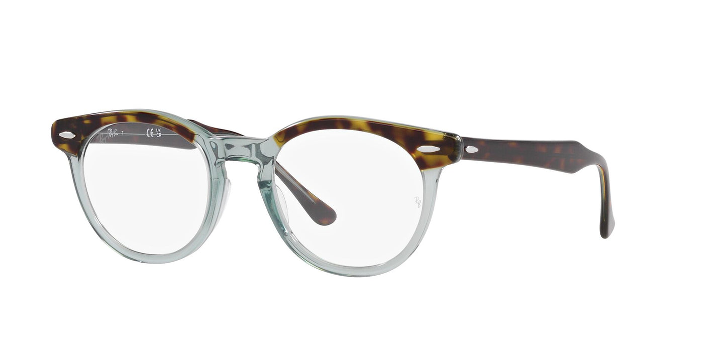 Ray-Ban Eagleeye RB5598 Havana On Transparent Green #colour_havana-on-transparent-green