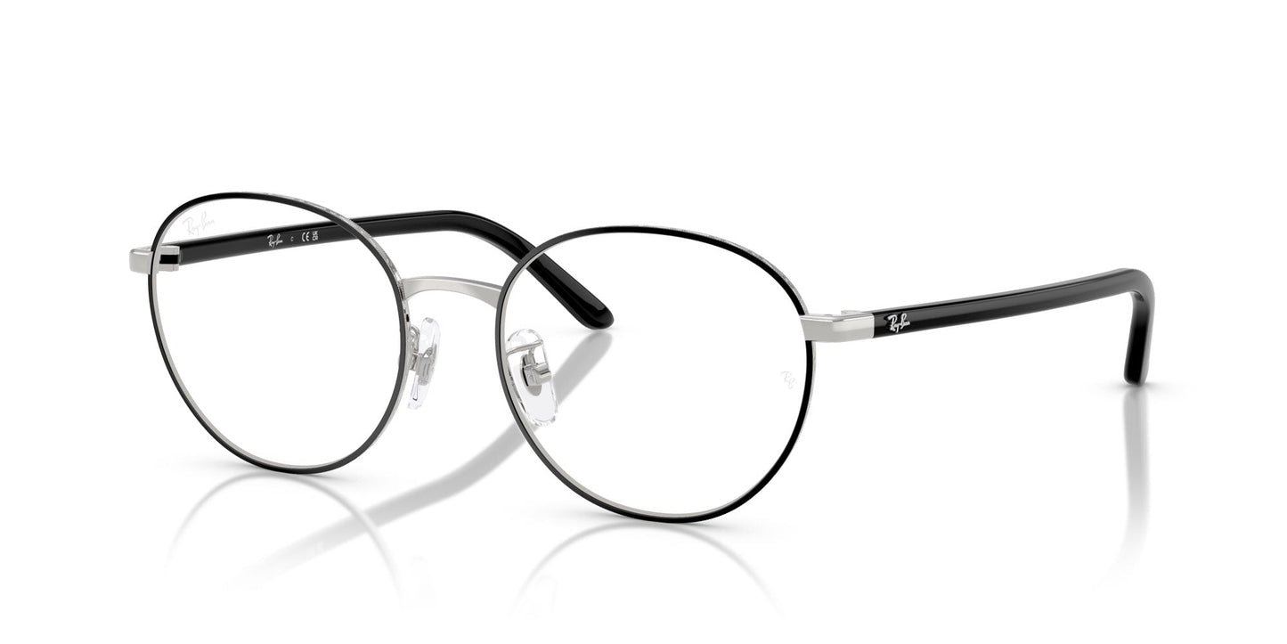 Ray-Ban RB6538D Black On Silver #colour_black-on-silver