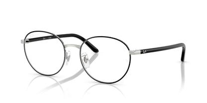 Ray-Ban RB6538D Black On Silver #colour_black-on-silver