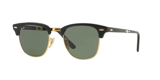 Ray-Ban Folding Clubmaster RB2176 Black/Green #colour_black-green