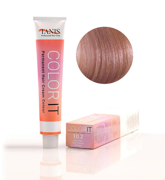 Permanente Haarfarbe COLOR-IT 10.2 Beige Platin