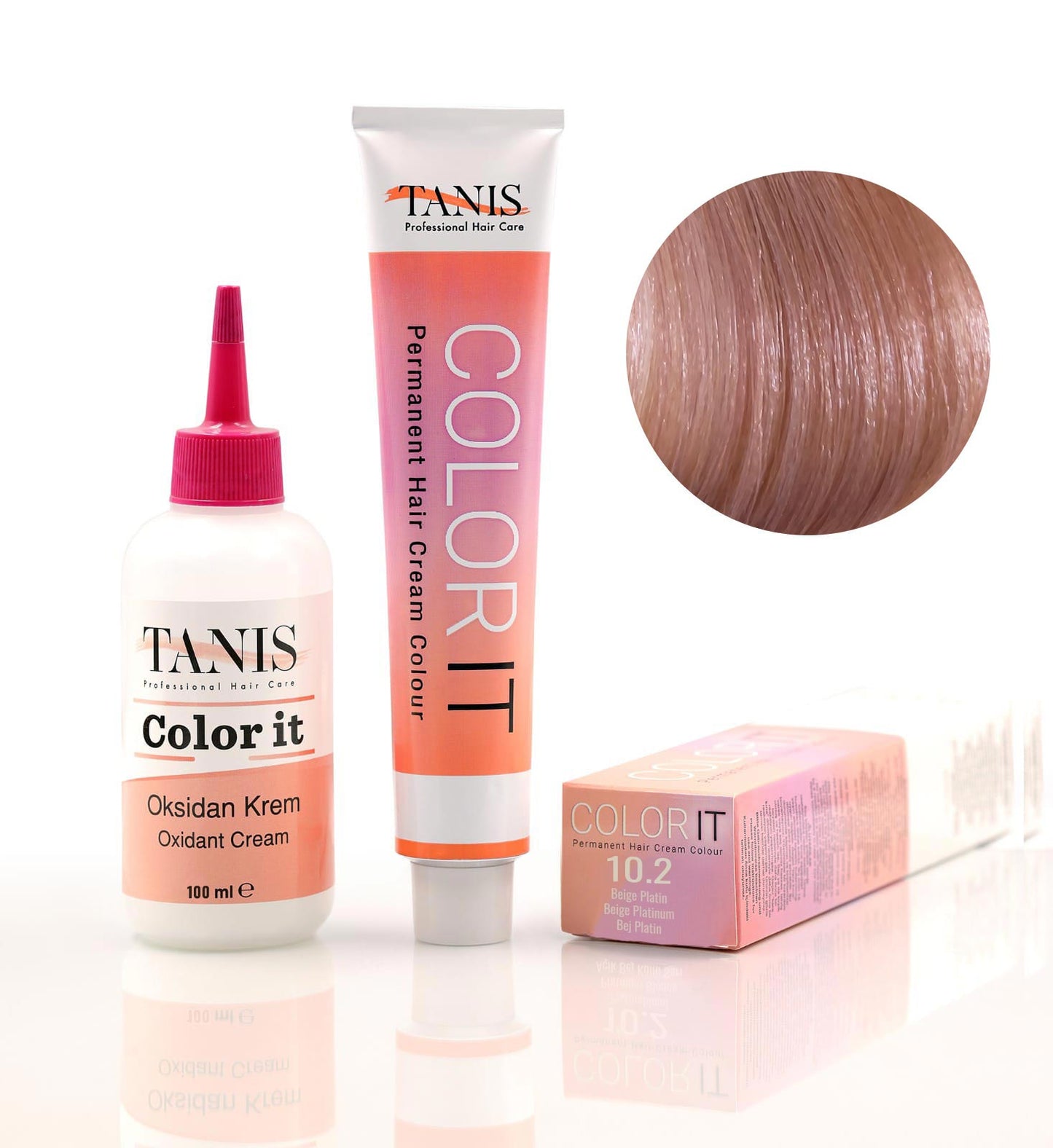 Permanente Haarfarbe COLOR-IT 10.2 Beige Platin