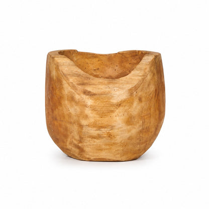 WURZELHOLZ ÜBERTOPF "LIVA" | Teak, 30 cm | Teakholz Blumentopf