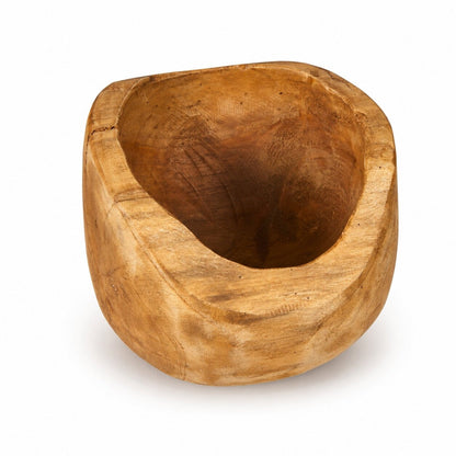WURZELHOLZ ÜBERTOPF "LIVA" | Teak, 30 cm | Teakholz Blumentopf