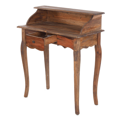MASSIVHOLZ SEKRETÄR NAPOLEON 92x80cm(HxB) | Massivholz Schreibtisch | Farbe: 02 hellbraun