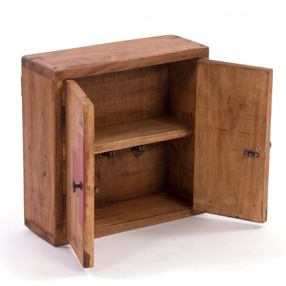 MEDIZINSCHRANK MEDIC | 35x35x13cm, Massivholz | Wandschrank | Farbe: 08 honigfarben gewachst