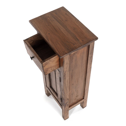 FLURSCHRANK PLANT 80x36cm (HxB) Massivholz | Telefontisch | Farbe: 02 hellbraun