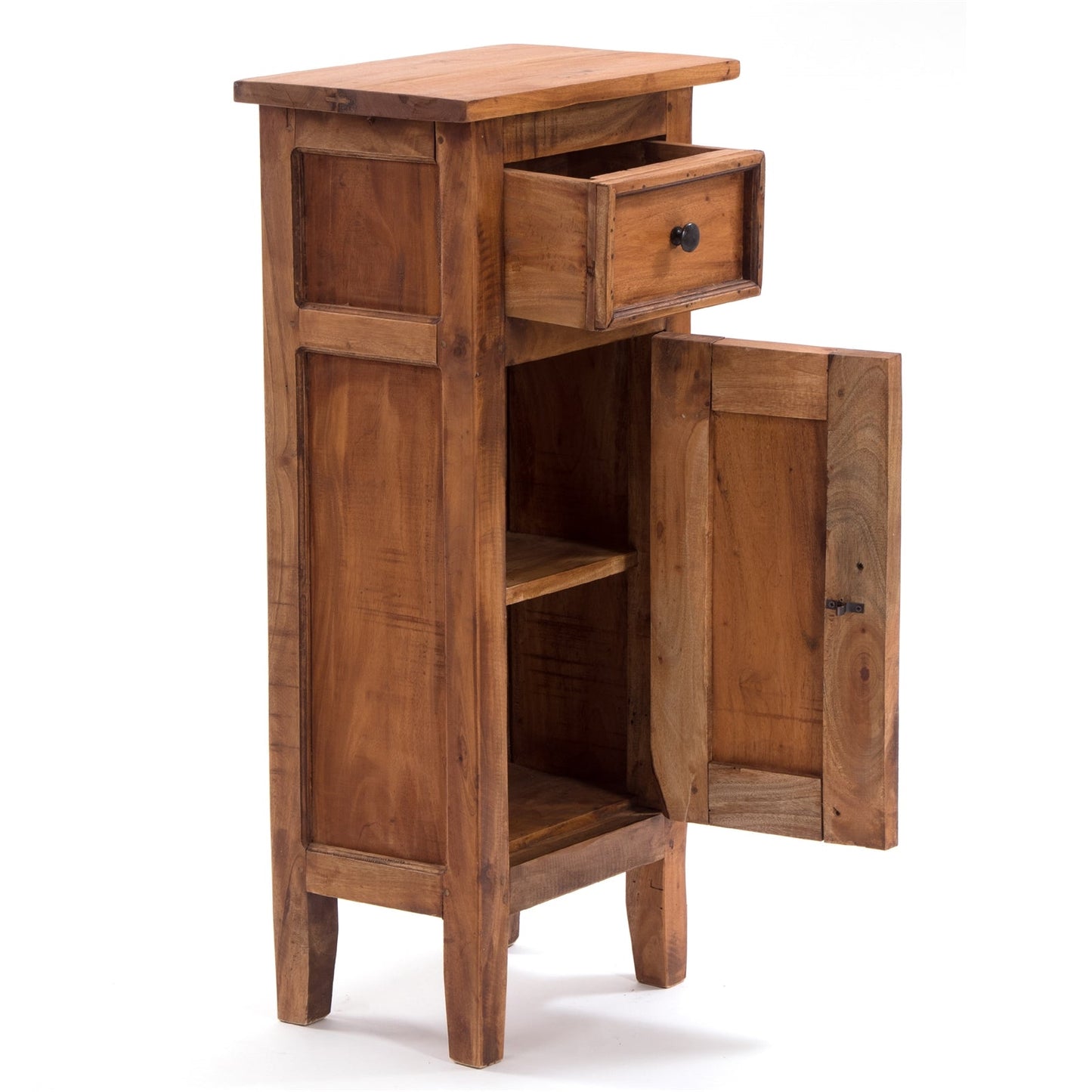 FLURSCHRANK PLANT 80x36cm (HxB) Massivholz | Telefontisch | Farbe: 08 honigfarben gewachst