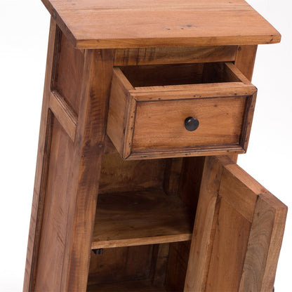 FLURSCHRANK PLANT 80x36cm (HxB) Massivholz | Telefontisch | Farbe: 08 honigfarben gewachst