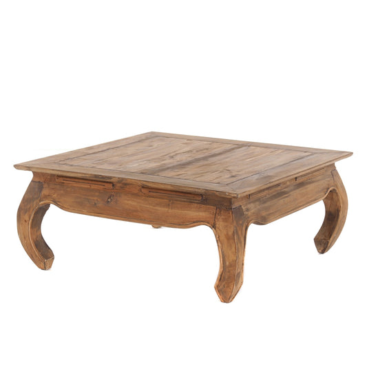 OPIUMTISCH "EAST 80" | 80x80x36 cm, Mahagoni | Beistelltisch
