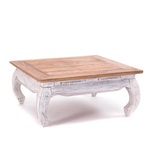 OPIUMTISCH "EAST 80" | 80x80x36 cm, Mahagoni | Beistelltisch