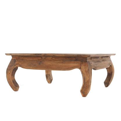 OPIUMTISCH "EAST 80" | 80x80x36 cm, Mahagoni | Beistelltisch  | Farbe: 01 natur-vintage