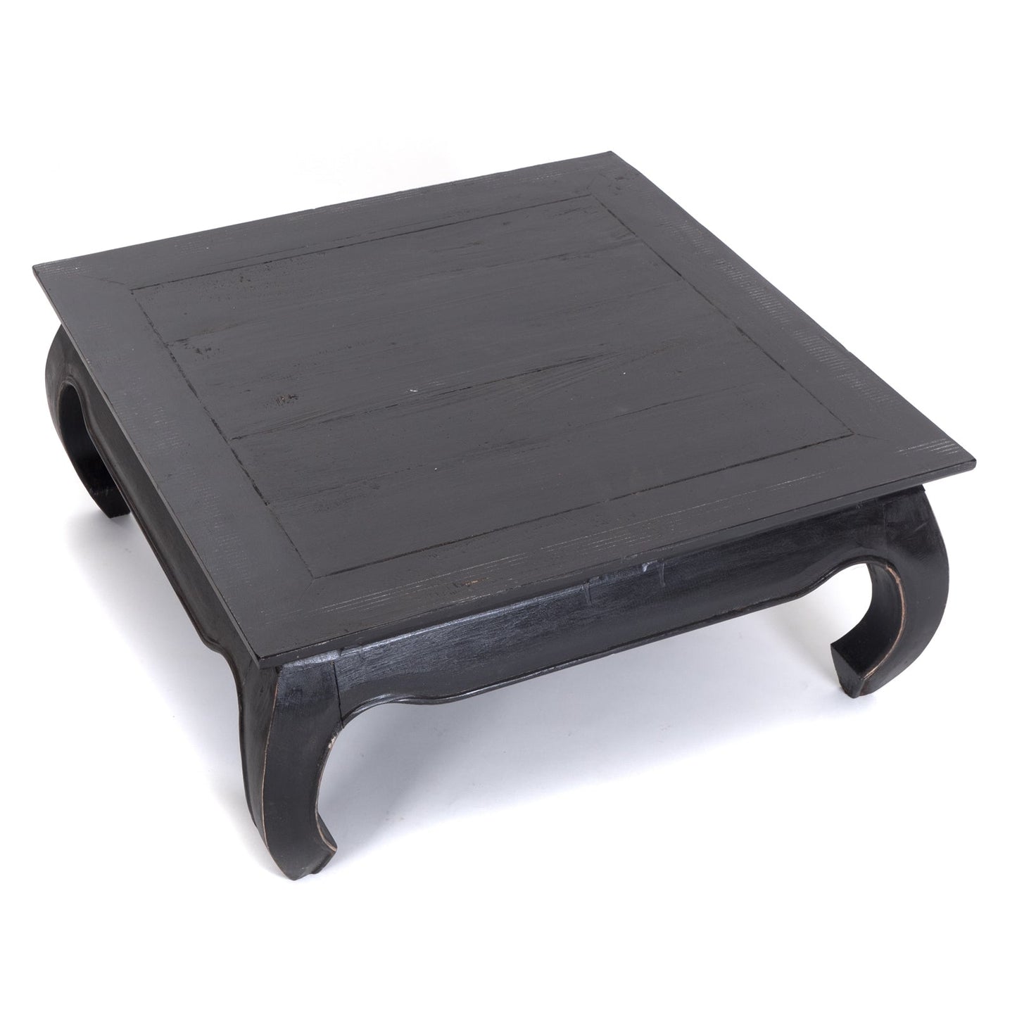 OPIUMTISCH "EAST 80" | 80x80x36 cm, Mahagoni | Beistelltisch  | Farbe: 09 voodoo - schwarz