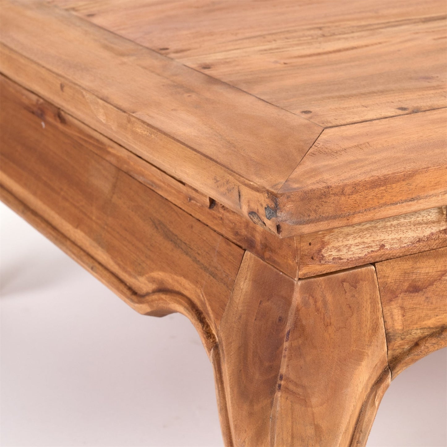 OPIUMTISCH "EAST 80" | 80x80x36 cm, Mahagoni | Beistelltisch  | Farbe: 08 honigfarben gewachst