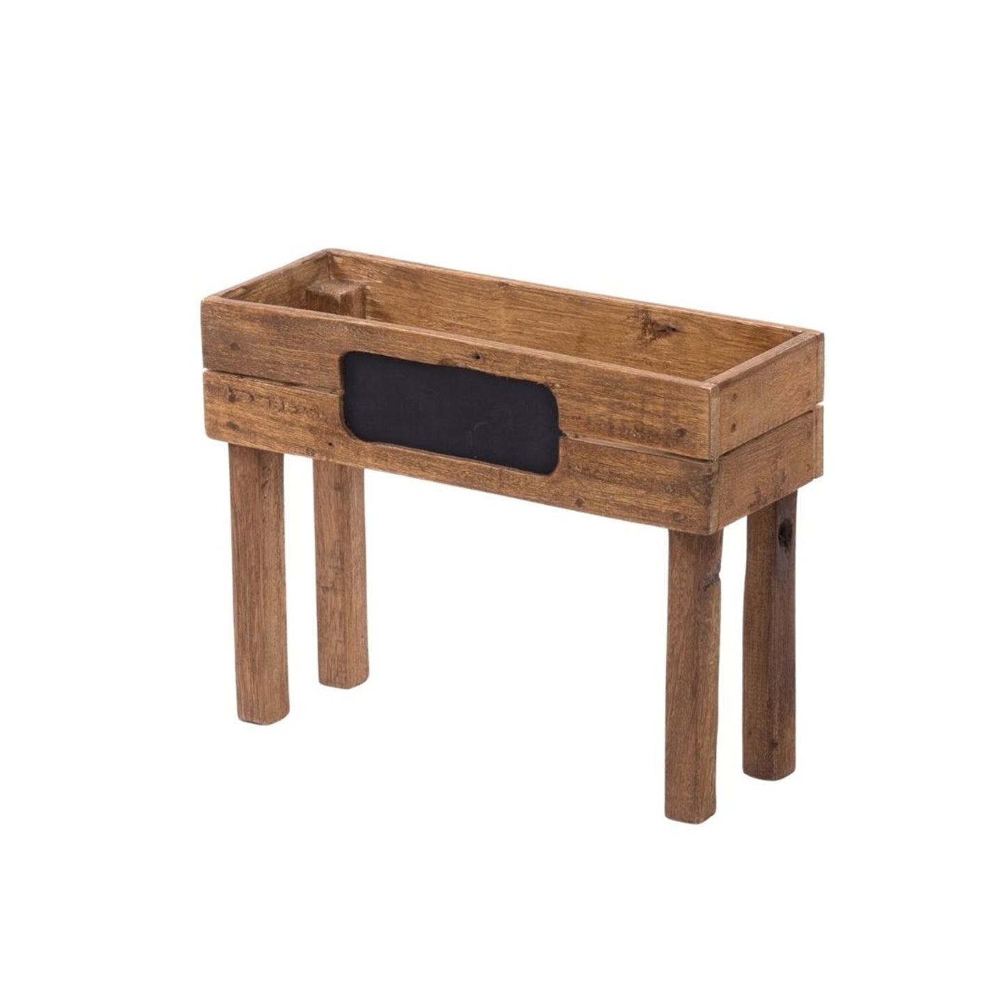 Pflanzkiste "BASILIC" | Mahagoni, Teak | Holz Kräuterbeet, Gewürzregal