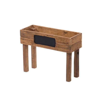 Pflanzkiste "BASILIC" | Mahagoni, Teak | Holz Kräuterbeet, Gewürzregal