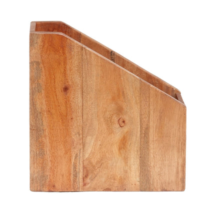 STEHSAMMLER "NERO" | Mahagoni Holz, 30 cm | Stehordner