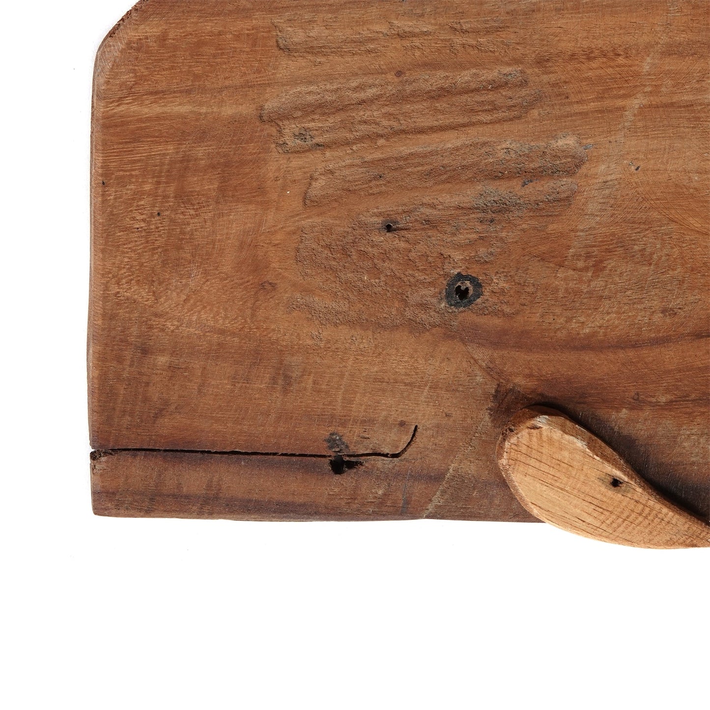 HOLZ Aufhänger "WAL" | 2 Größen | Wal Wandbild, DIY Wanddeko | Größe: 50 cm