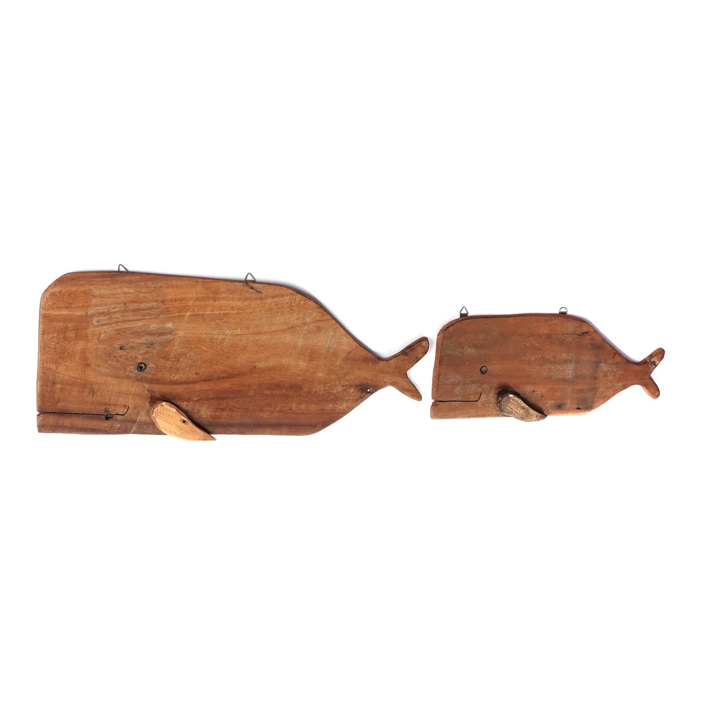 HOLZ Aufhänger "WAL" | 2 Größen | Wal Wandbild, DIY Wanddeko | Größe: 35 cm